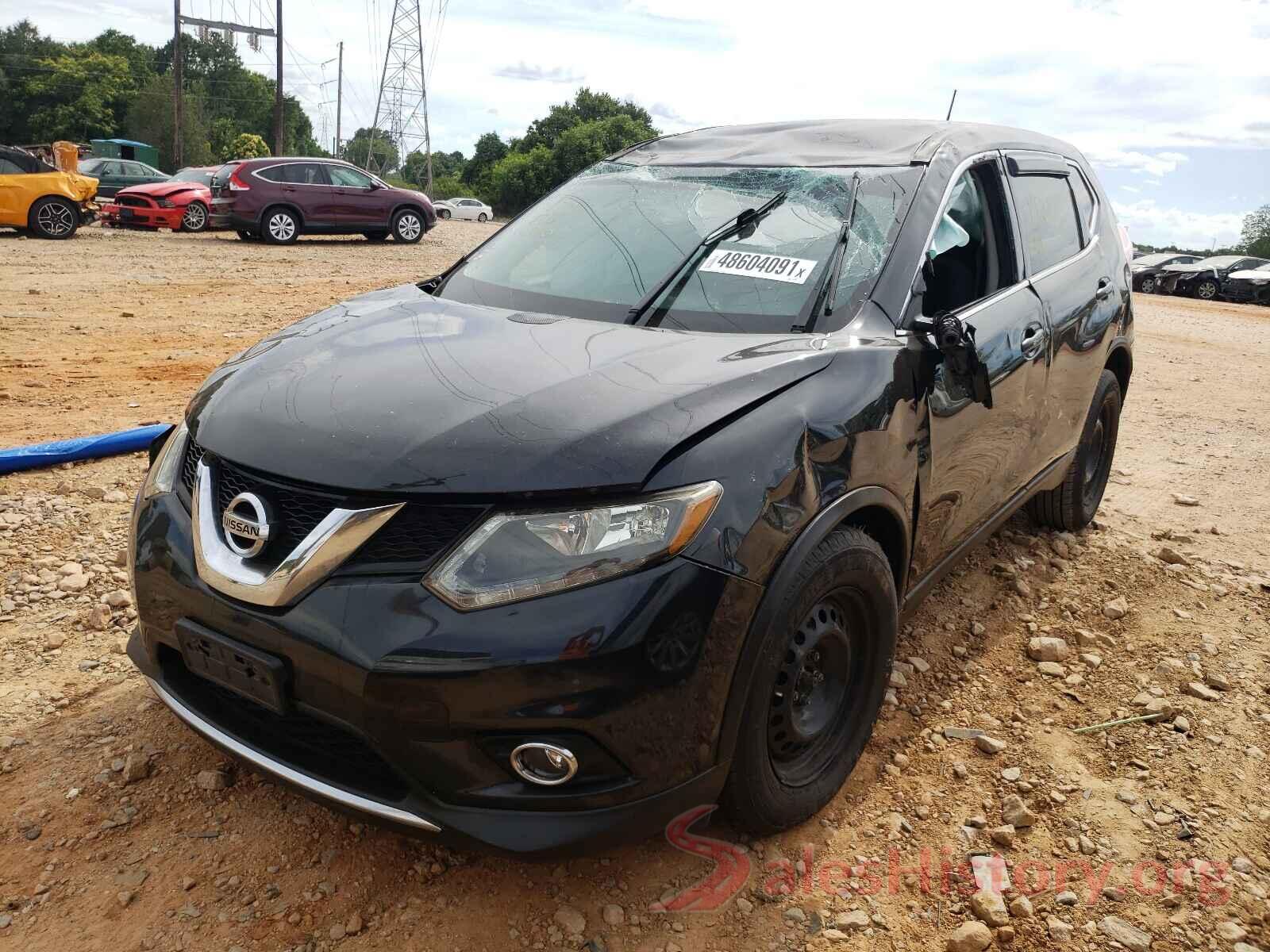 5N1AT2MT6GC877141 2016 NISSAN ROGUE