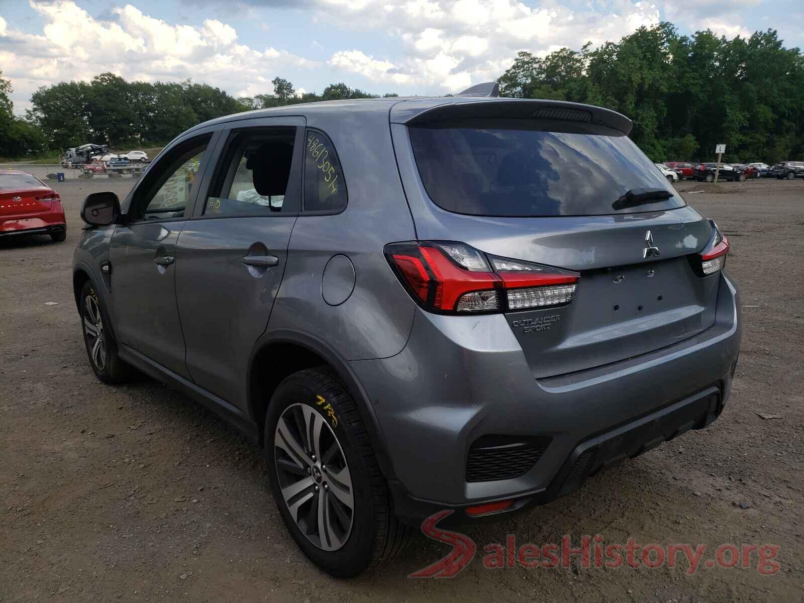 JA4ARUAU7MU009726 2021 MITSUBISHI OUTLANDER