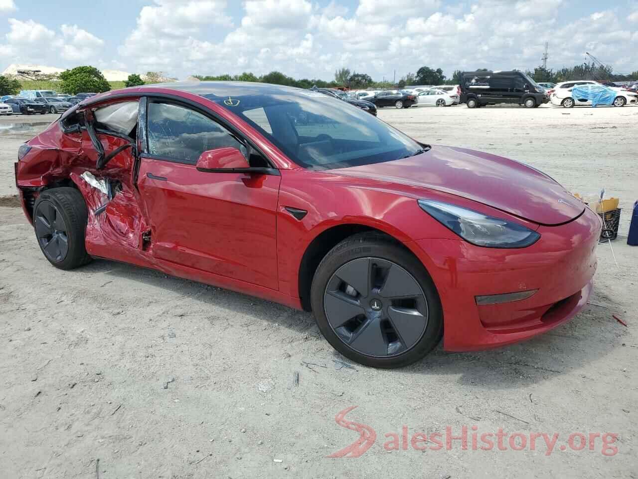 5YJ3E1EA6NF320406 2022 TESLA MODEL 3