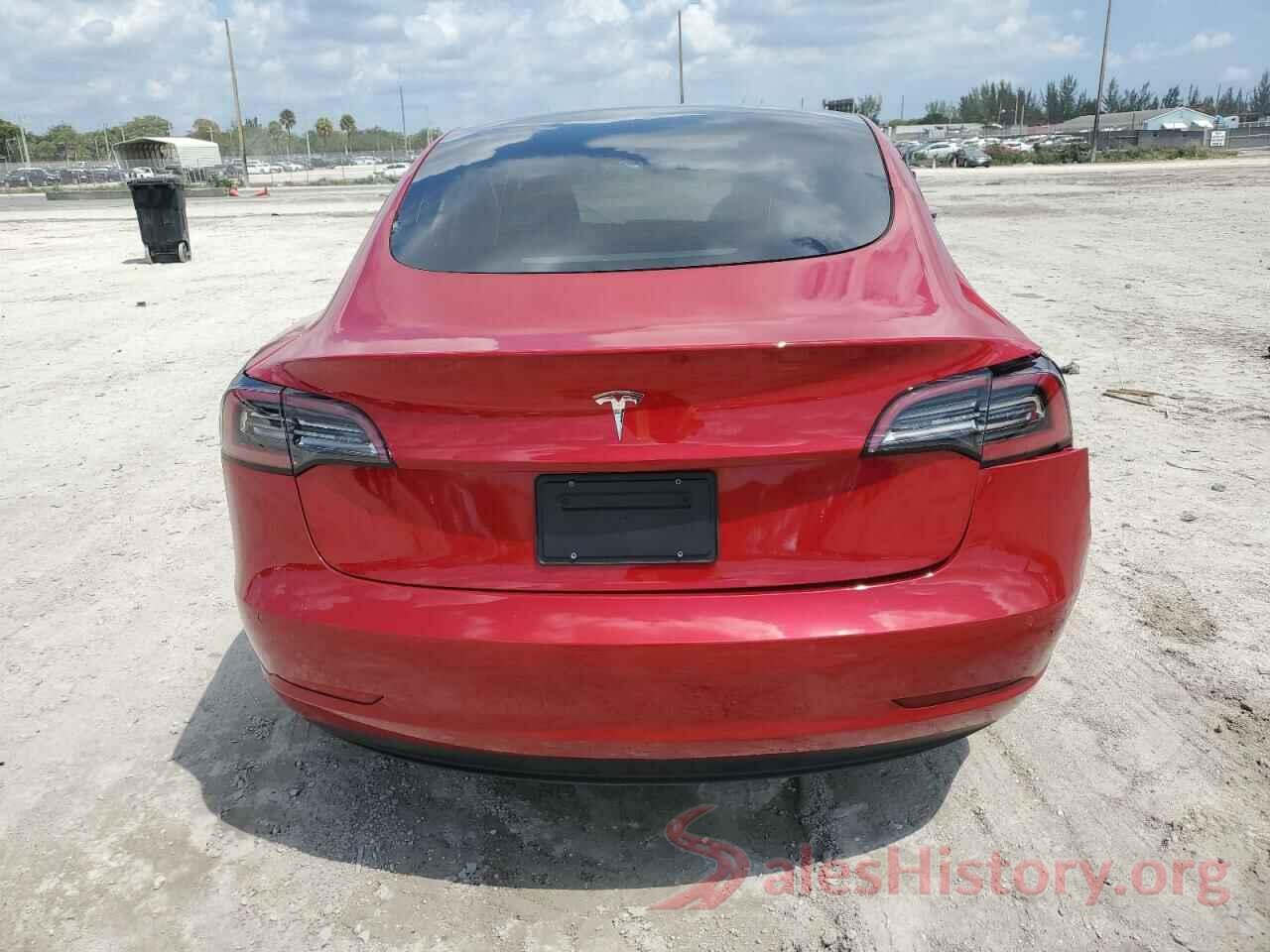 5YJ3E1EA6NF320406 2022 TESLA MODEL 3