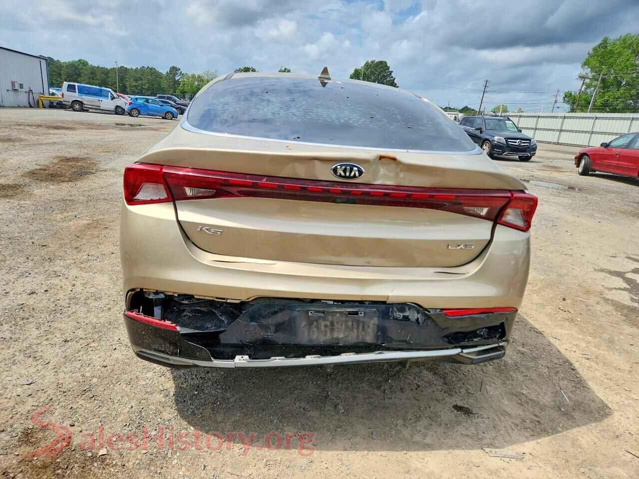 2021 KIA K5 VIN 5XXG14J27MG037621, left side view