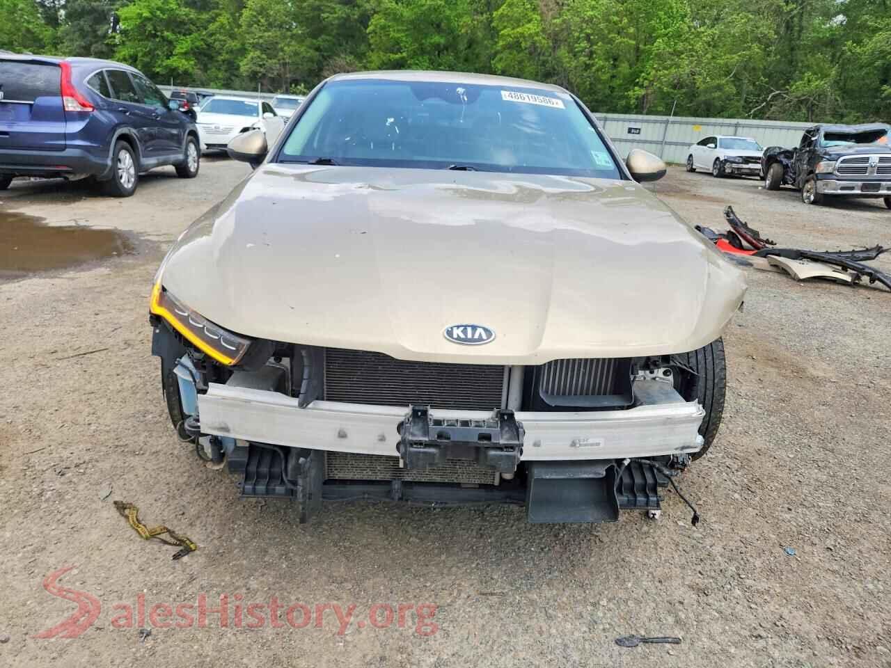 2021 KIA K5 VIN 5XXG14J27MG037621, rear view