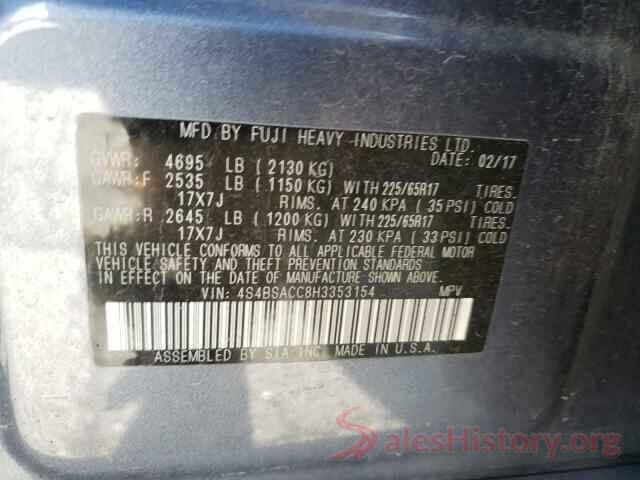 4S4BSACC8H3353154 2017 SUBARU OUTBACK