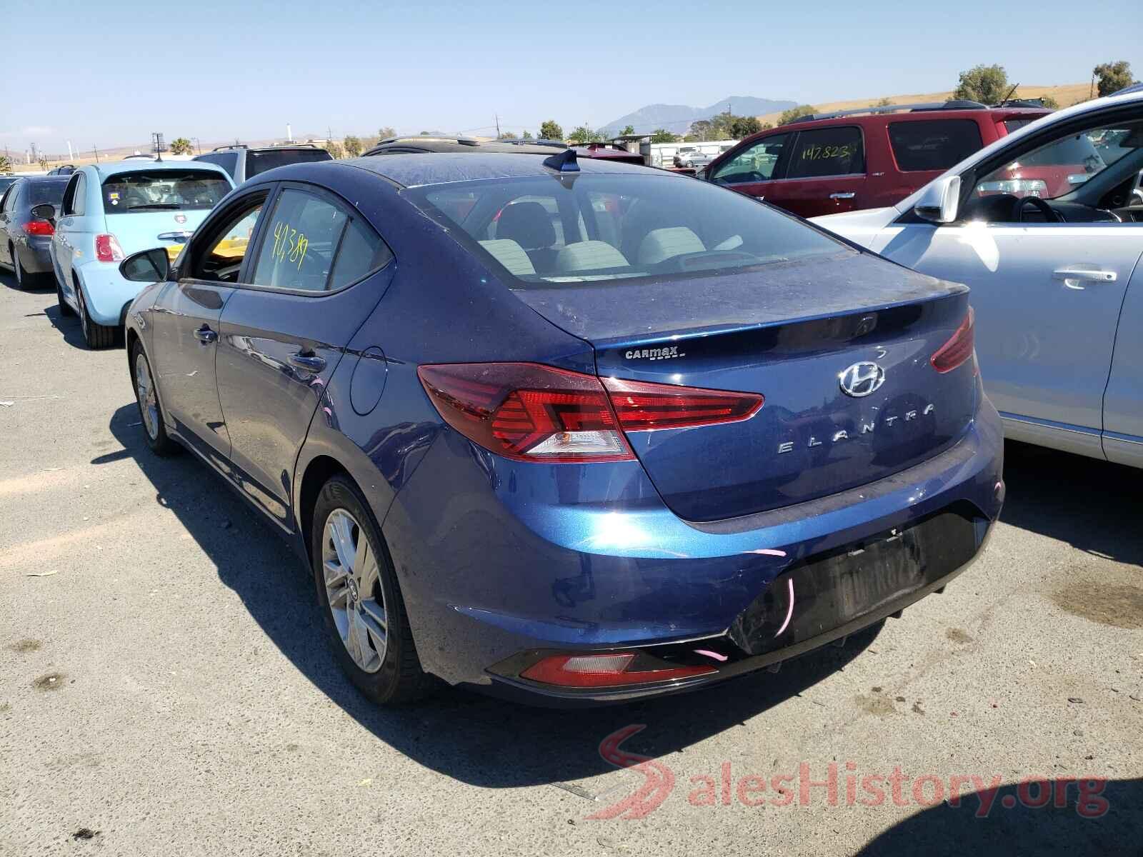 5NPD84LF7KH421009 2019 HYUNDAI ELANTRA