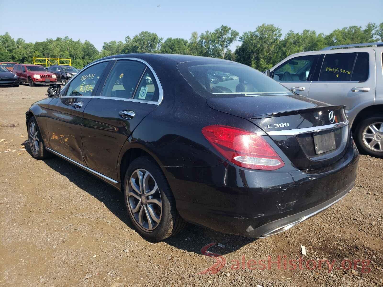 55SWF4KBXHU189816 2017 MERCEDES-BENZ C CLASS