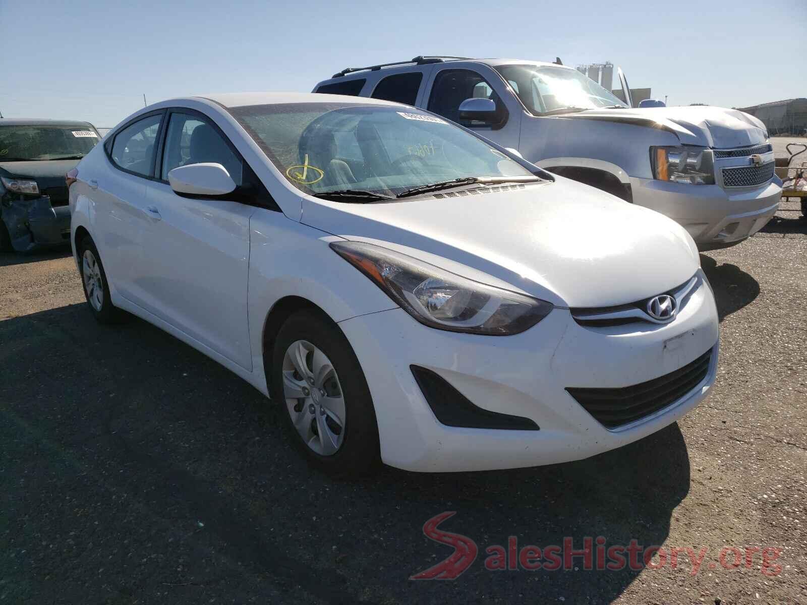 5NPDH4AE6GH681760 2016 HYUNDAI ELANTRA