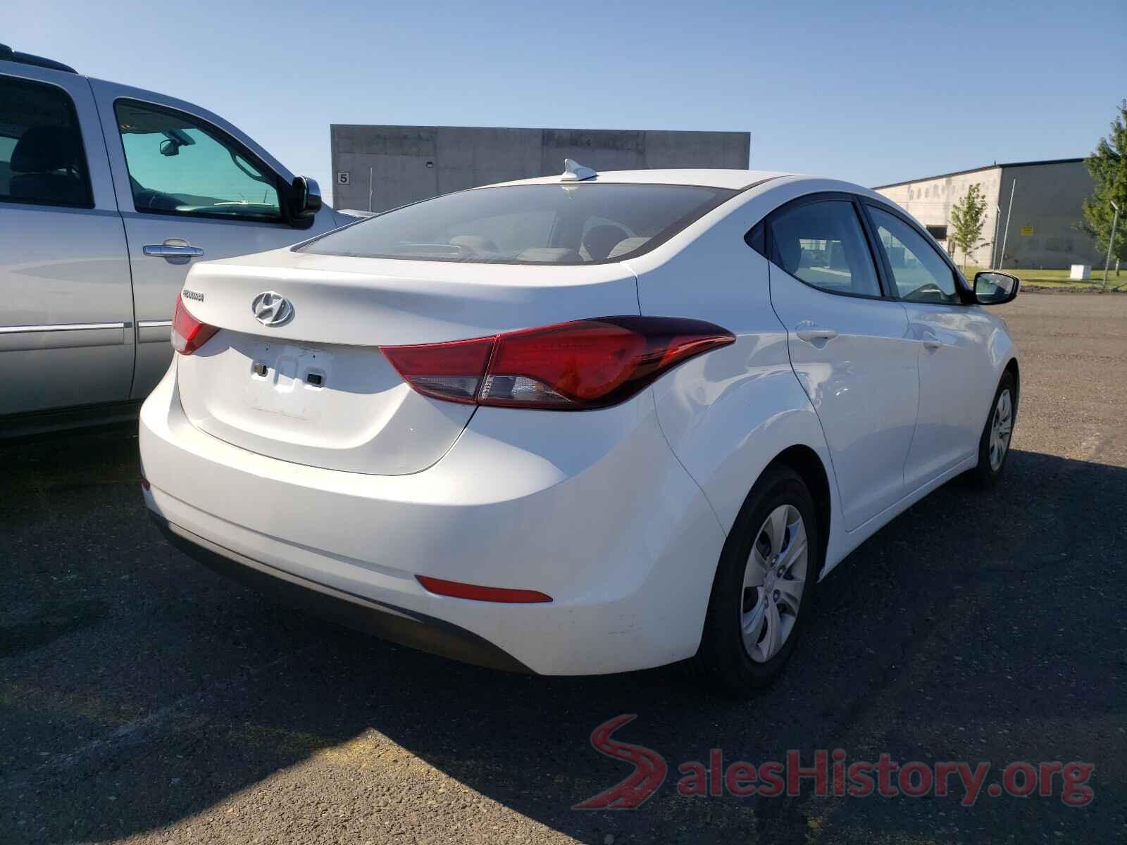 5NPDH4AE6GH681760 2016 HYUNDAI ELANTRA