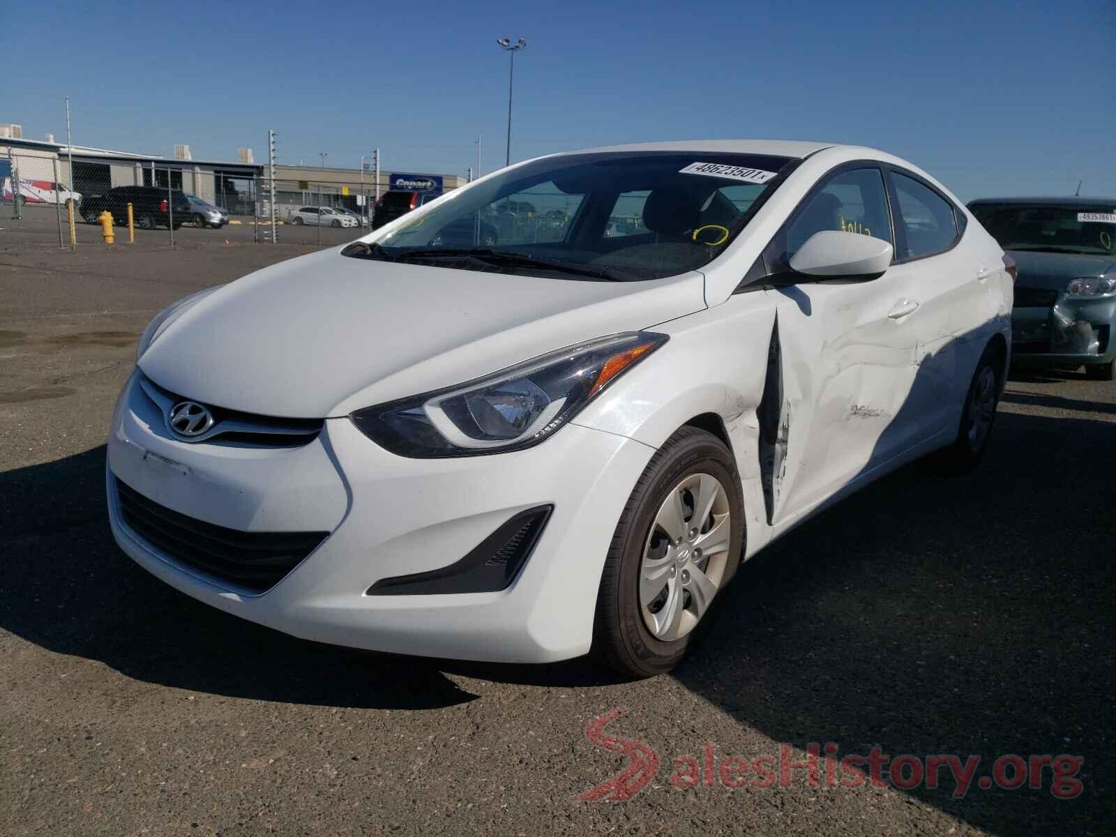 5NPDH4AE6GH681760 2016 HYUNDAI ELANTRA