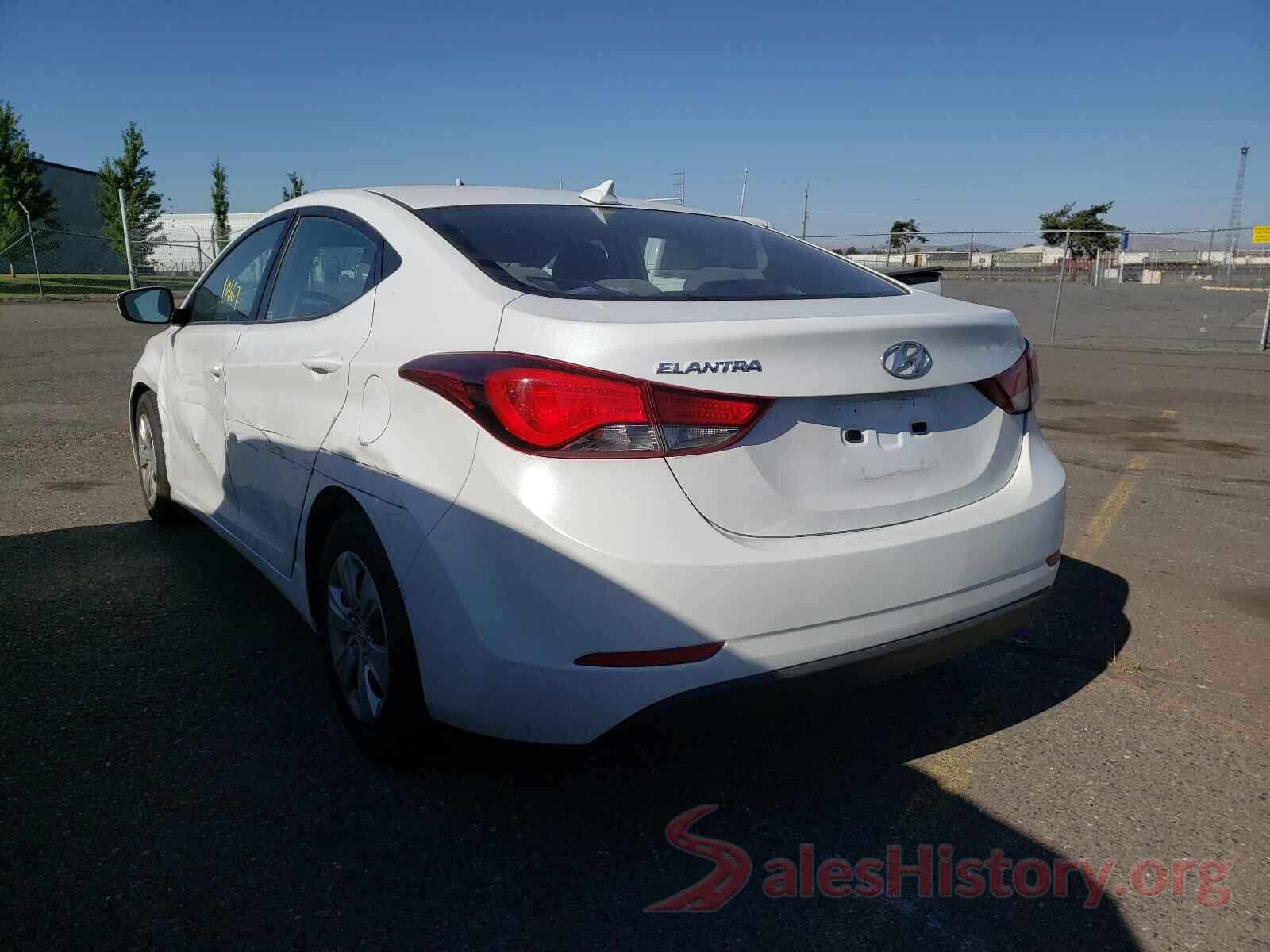 5NPDH4AE6GH681760 2016 HYUNDAI ELANTRA