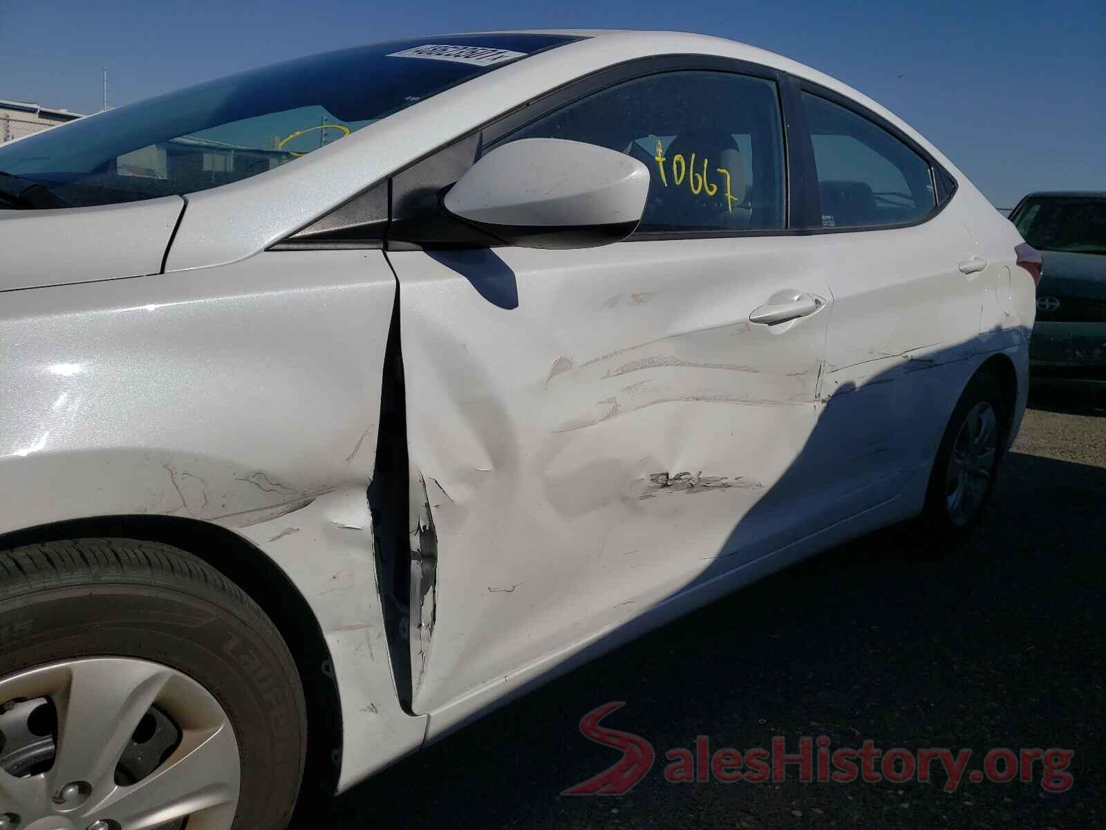 5NPDH4AE6GH681760 2016 HYUNDAI ELANTRA