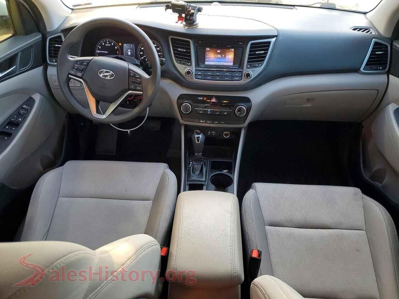 2017 HYUNDAI TUCSON VIN KM8J3CA48HU480660, interior dashboard