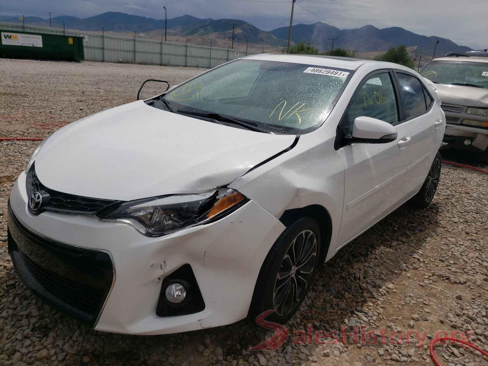 2T1BURHE1GC696269 2016 TOYOTA COROLLA