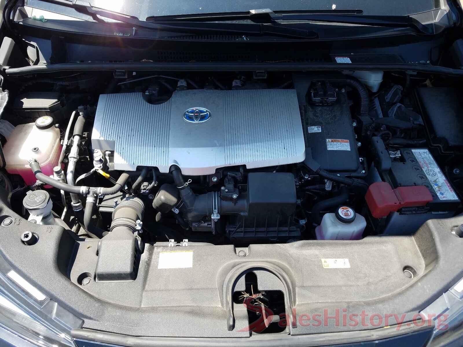 JTDL9RFUXK3011106 2019 TOYOTA PRIUS