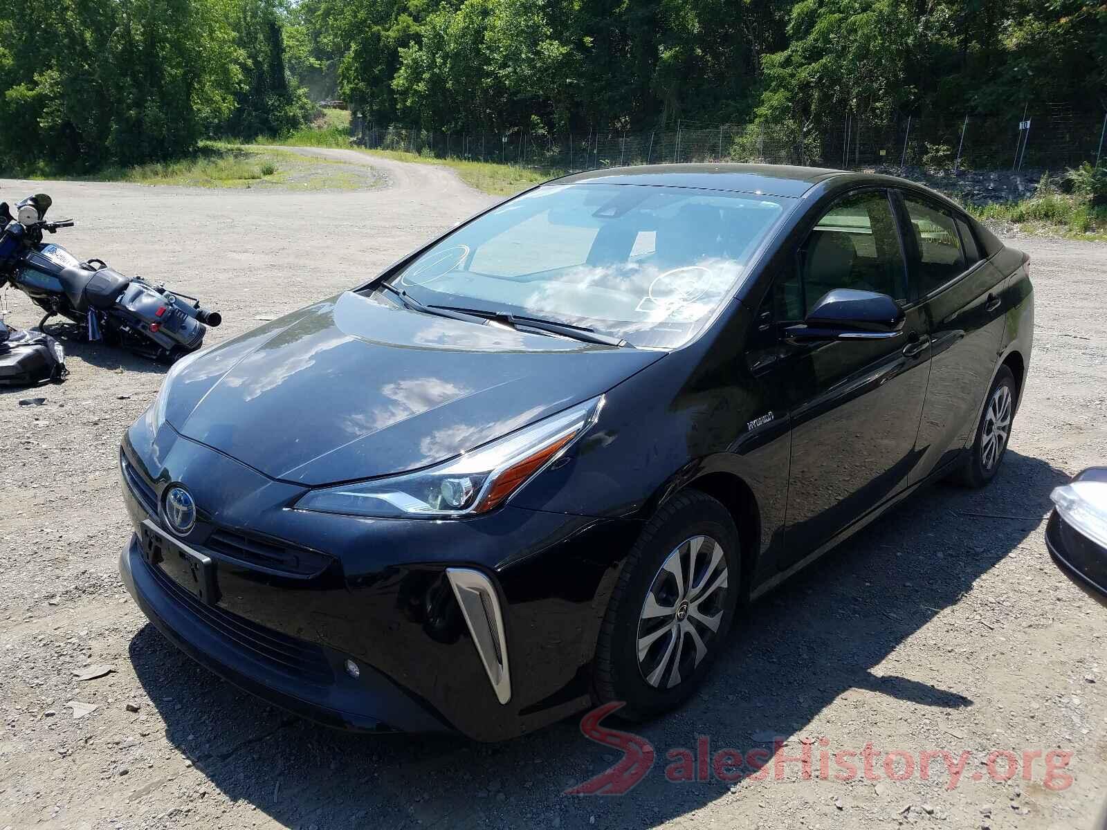 JTDL9RFUXK3011106 2019 TOYOTA PRIUS