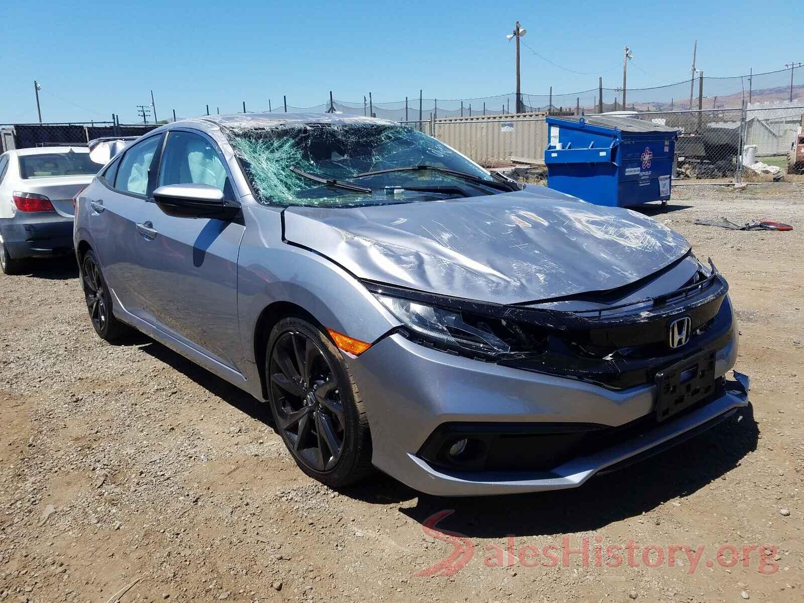 2HGFC2F8XKH529837 2019 HONDA CIVIC