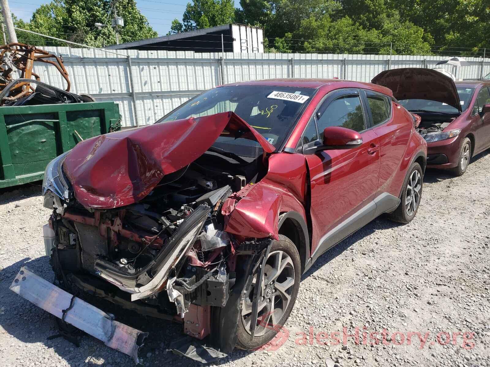 JTNKHMBXXK1024933 2019 TOYOTA C-HR