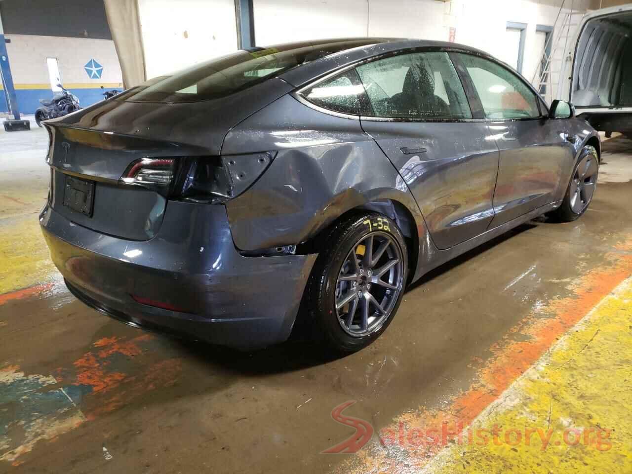 5YJ3E1EA8NF371504 2022 TESLA MODEL 3