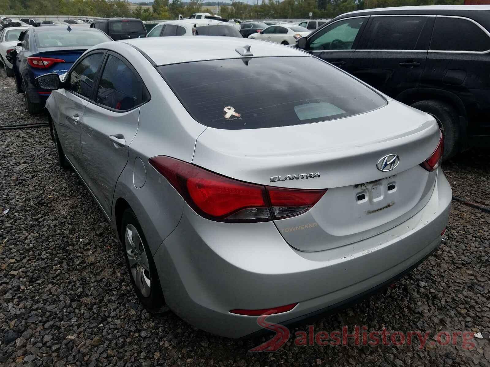 5NPDH4AE9GH793548 2016 HYUNDAI ELANTRA