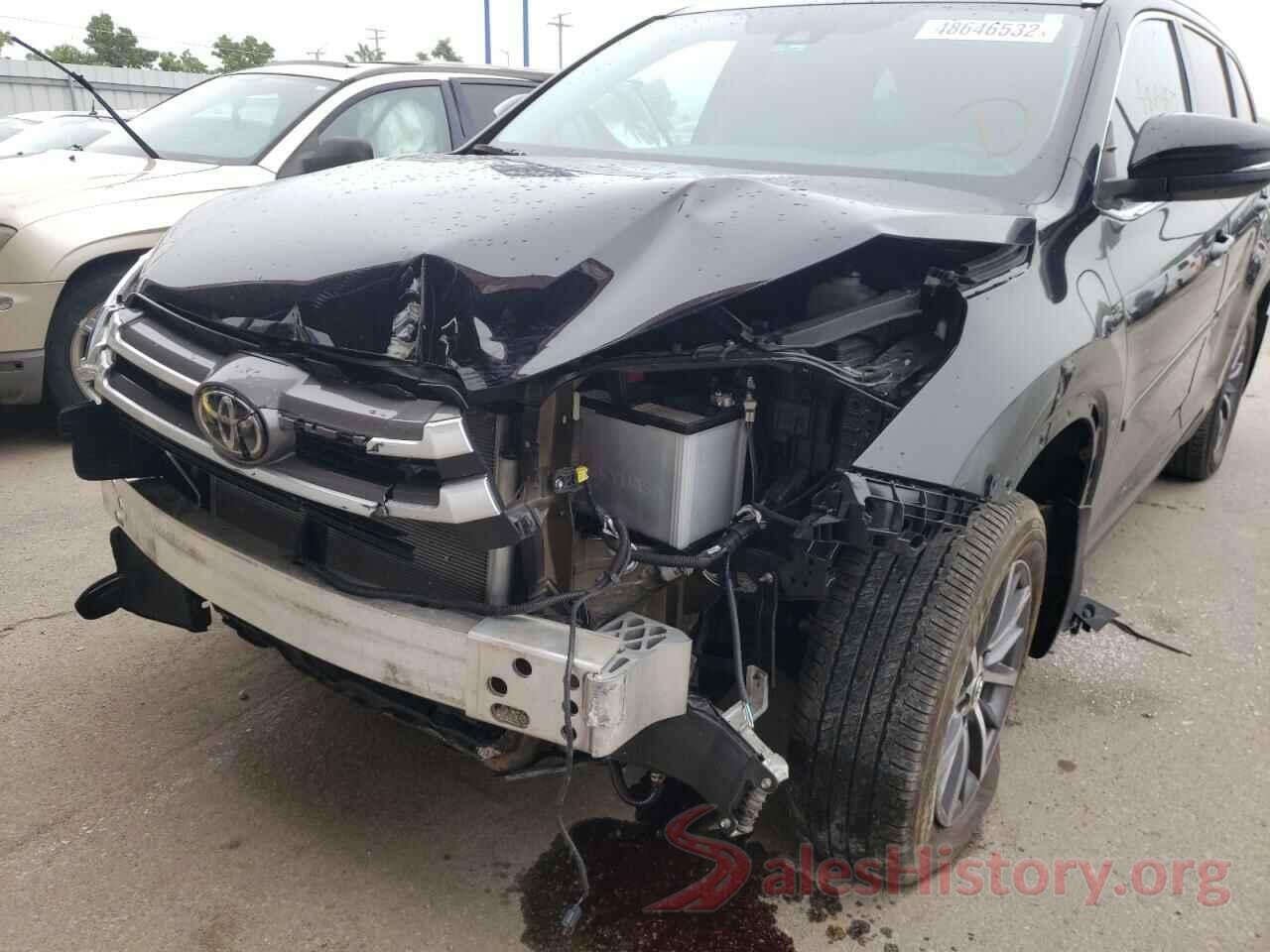 5TDJZRFH7KS594307 2019 TOYOTA HIGHLANDER