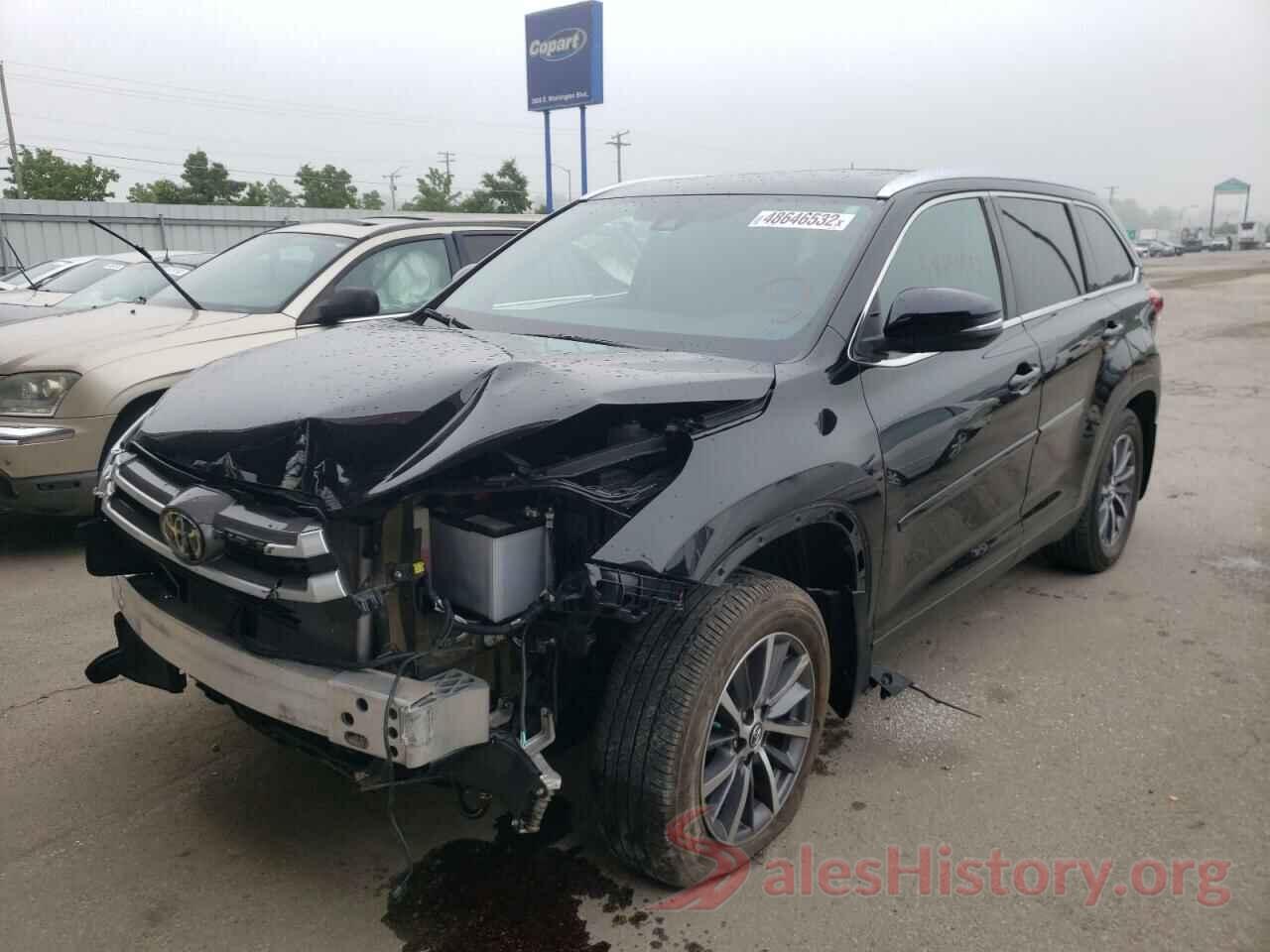 5TDJZRFH7KS594307 2019 TOYOTA HIGHLANDER