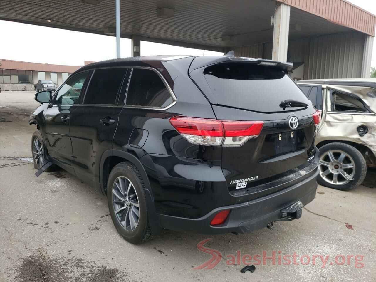 5TDJZRFH7KS594307 2019 TOYOTA HIGHLANDER