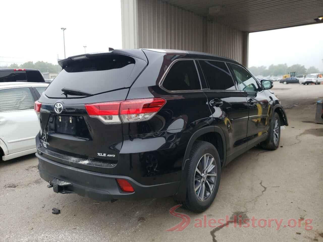 5TDJZRFH7KS594307 2019 TOYOTA HIGHLANDER