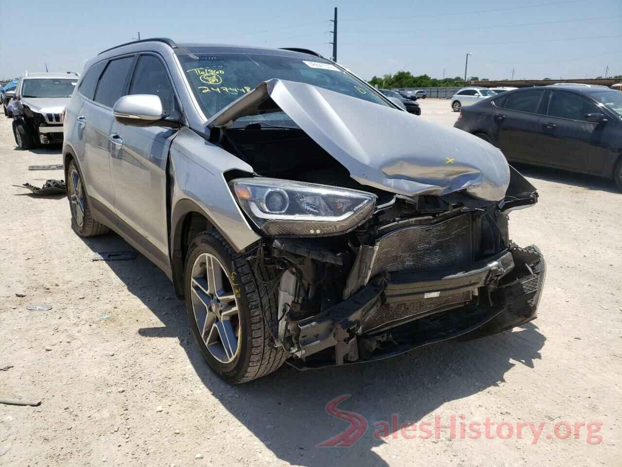 KM8SR4HF7HU247448 2017 HYUNDAI SANTA FE