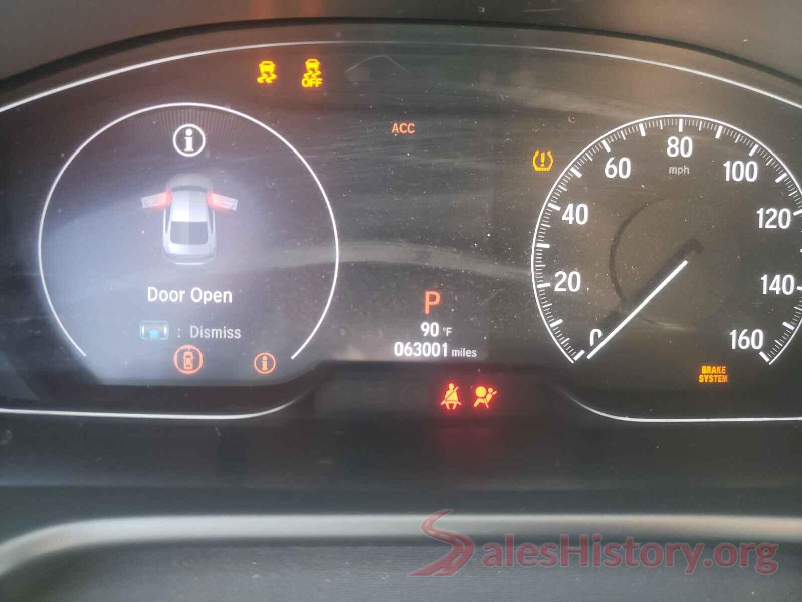 1HGCV1F37KA100617 2019 HONDA ACCORD