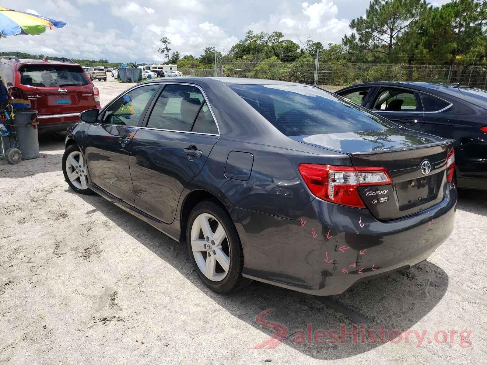 4T1BF1FK6CU070777 2012 TOYOTA CAMRY