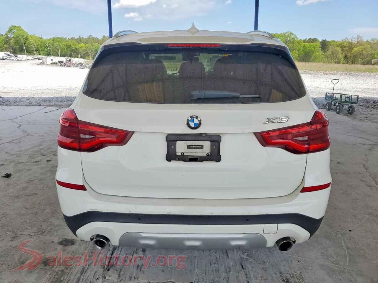 2018 BMW X3 VIN 5UXTR9C52JLC68709, left side view
