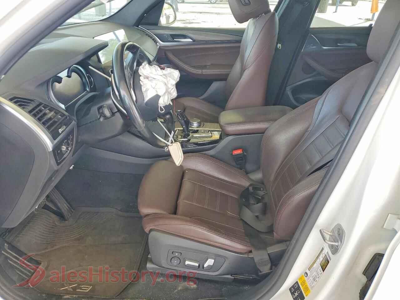2018 BMW X3 VIN 5UXTR9C52JLC68709, engine bay