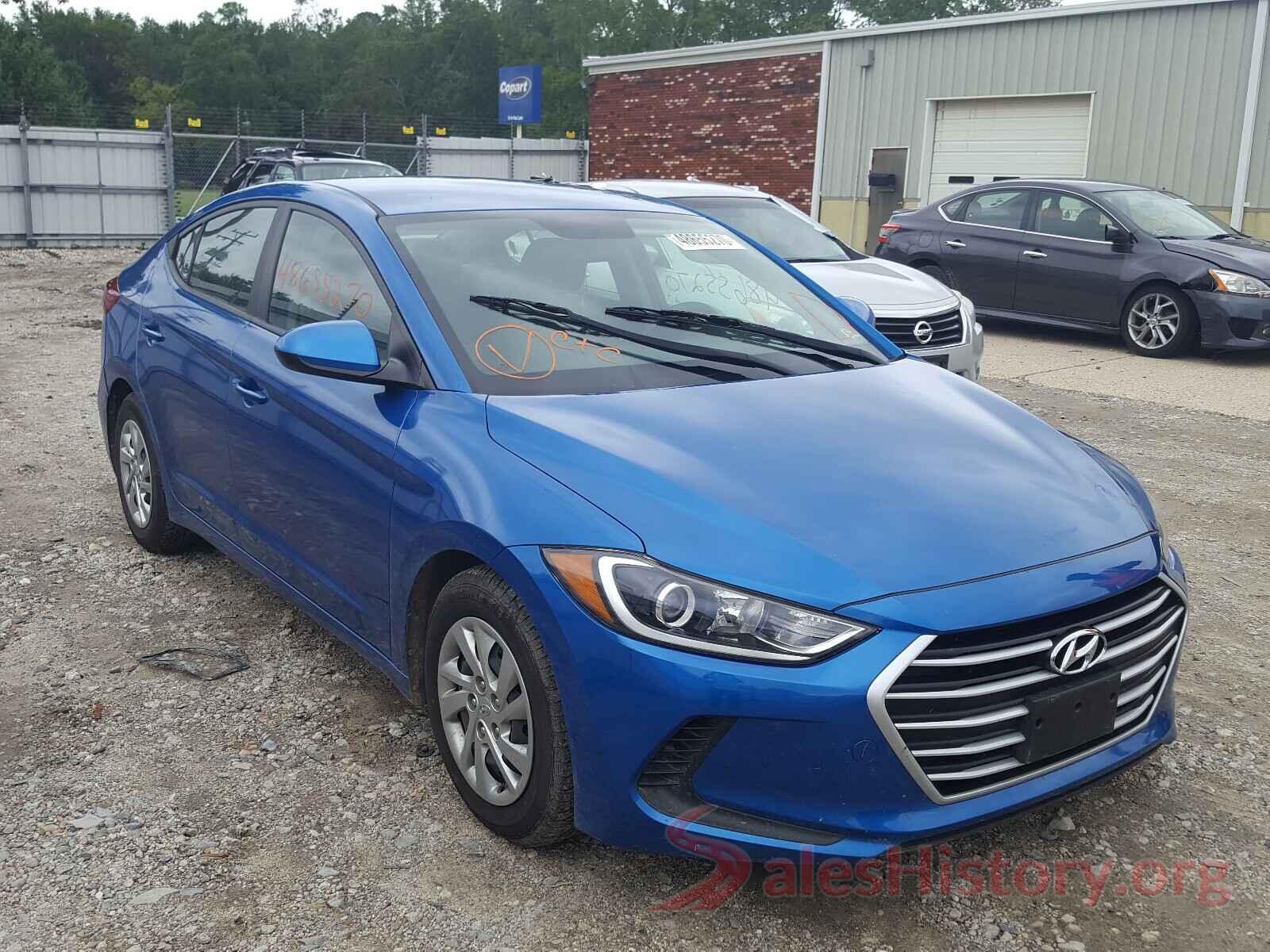 KMHD74LFXHU097020 2017 HYUNDAI ELANTRA