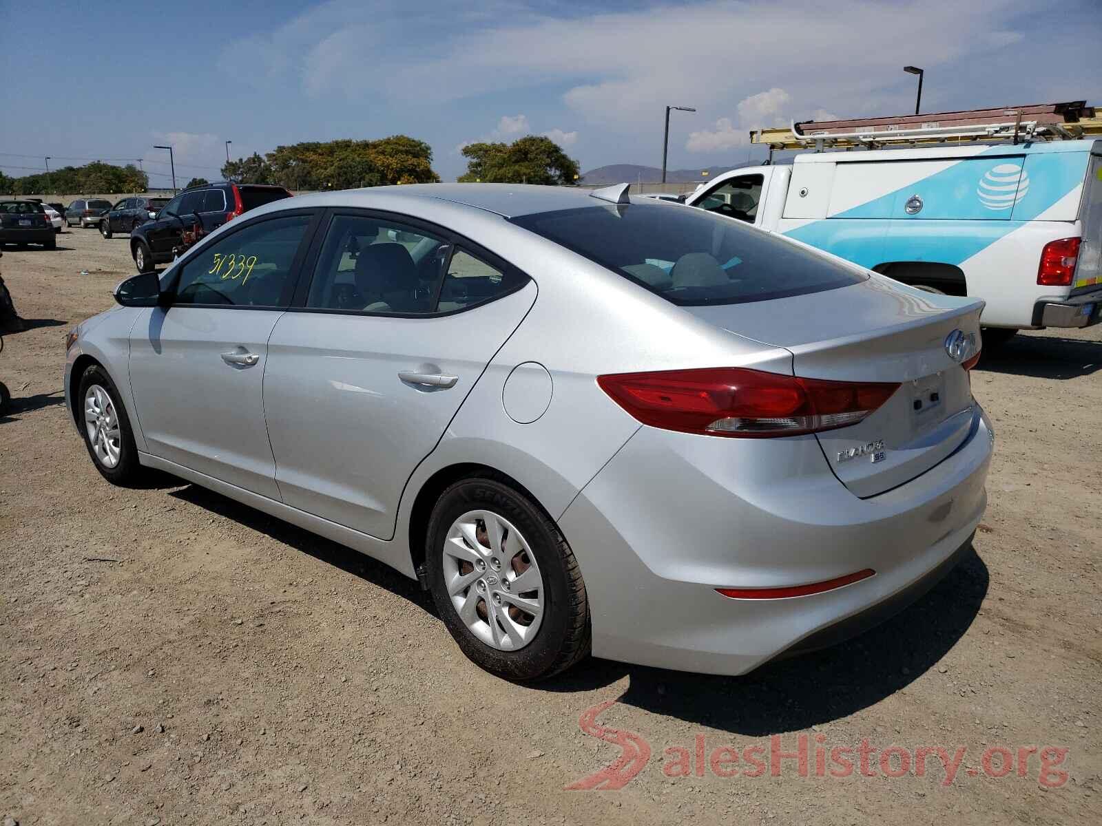 5NPD74LF4HH137350 2017 HYUNDAI ELANTRA