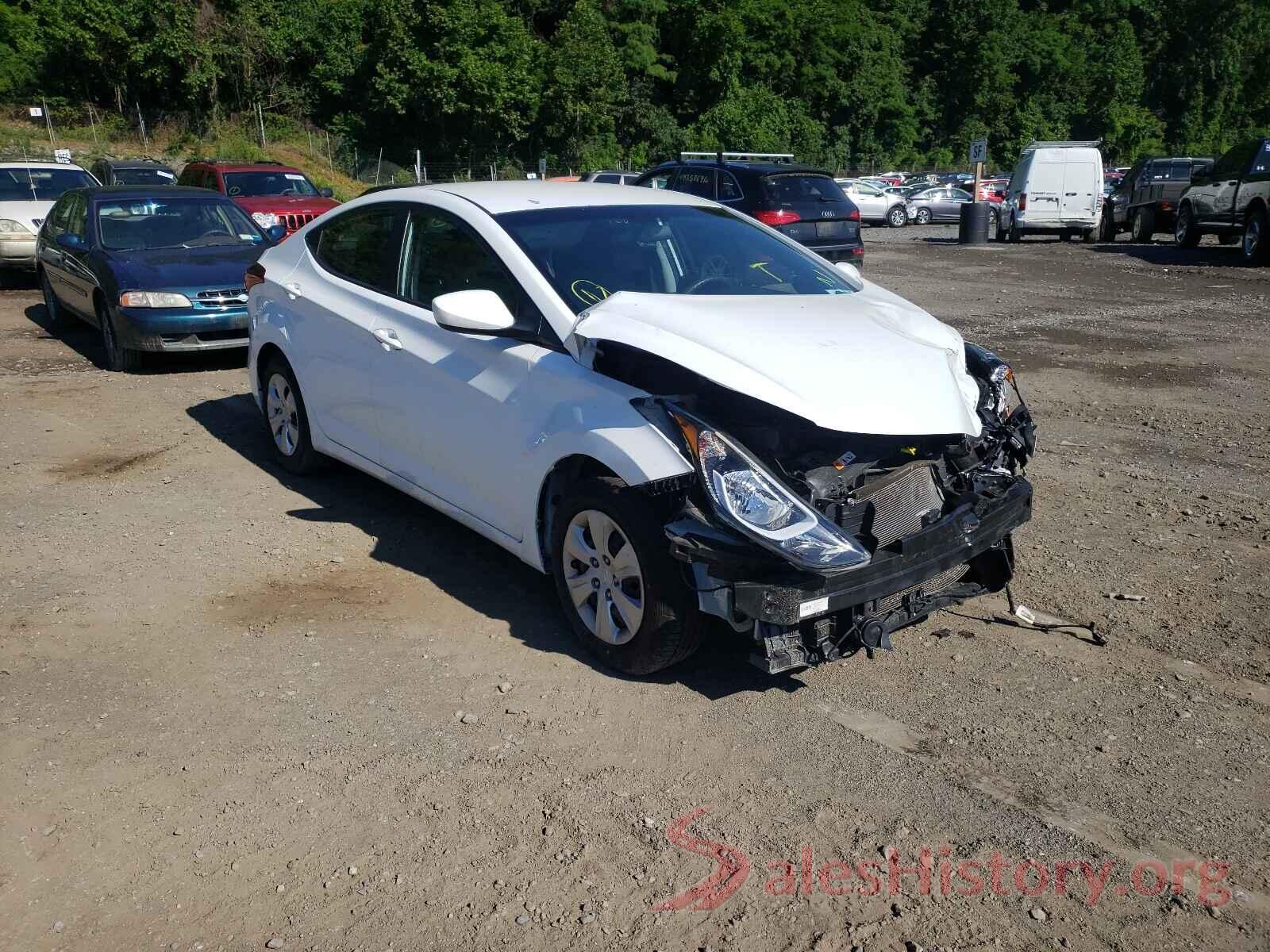 5NPDH4AE7GH793838 2016 HYUNDAI ELANTRA