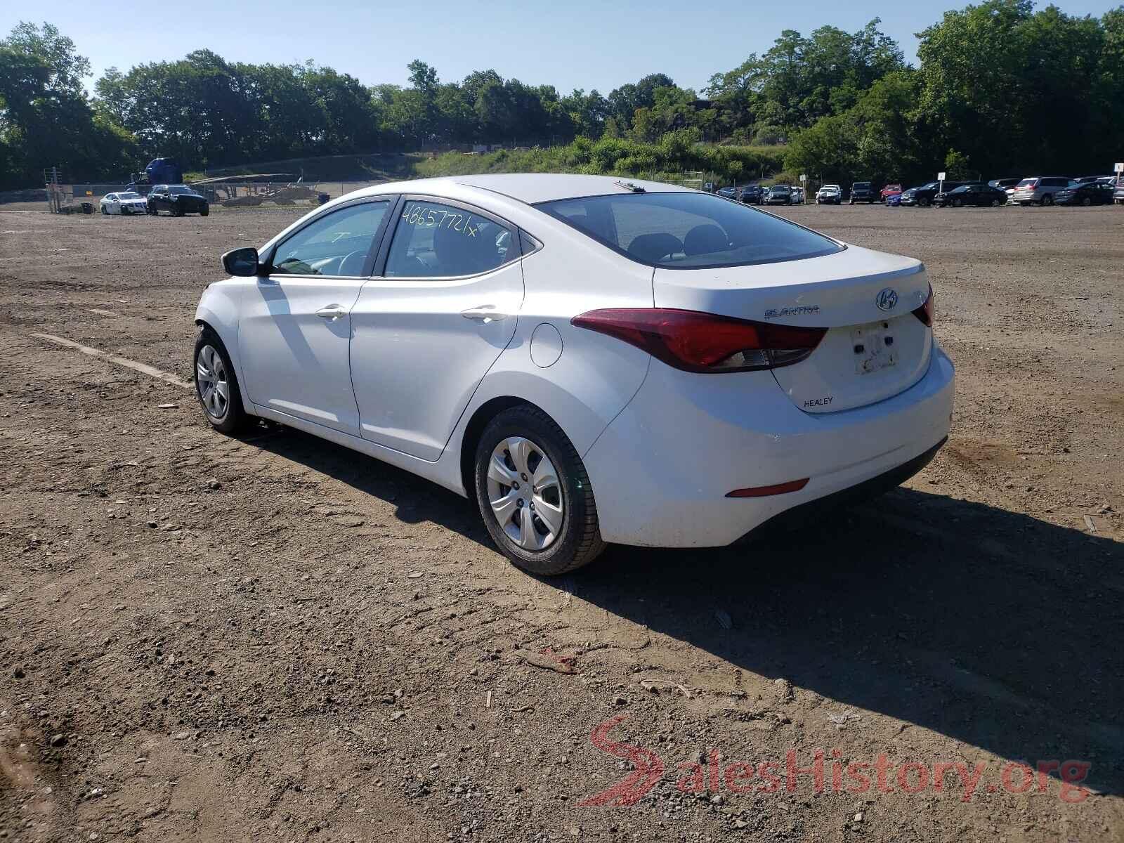 5NPDH4AE7GH793838 2016 HYUNDAI ELANTRA