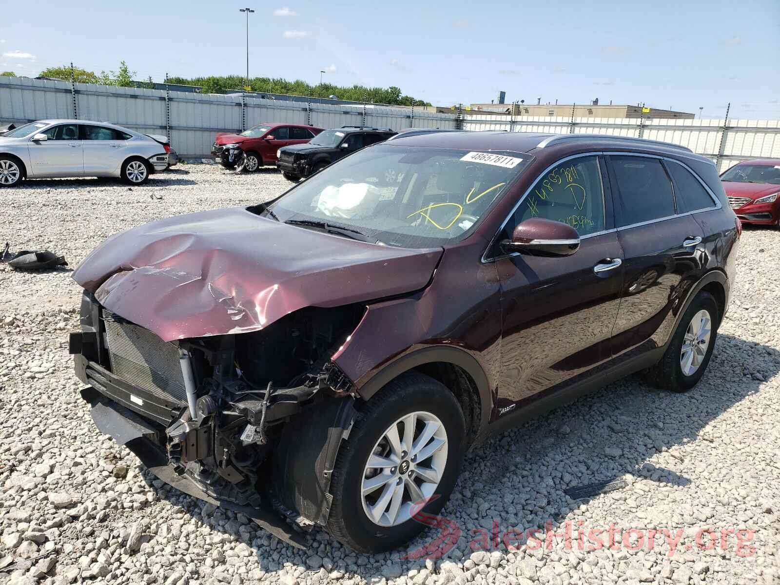 5XYPGDA37KG525001 2019 KIA SORENTO