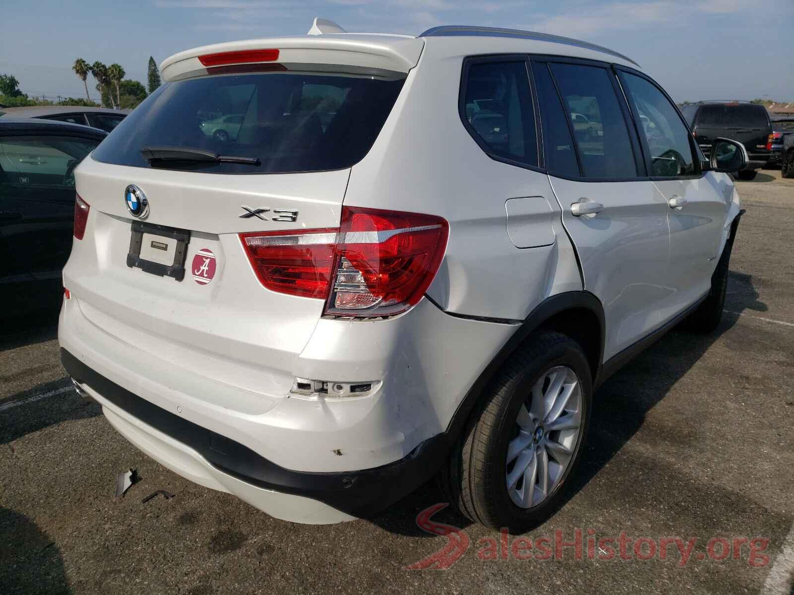 5UXWZ7C39H0X40655 2017 BMW X3