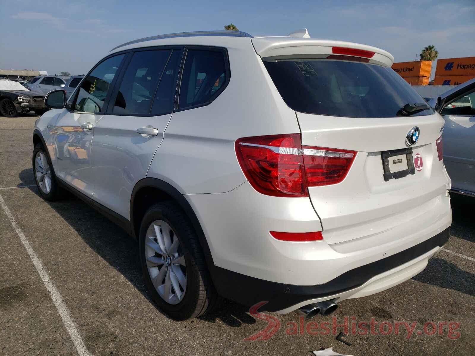 5UXWZ7C39H0X40655 2017 BMW X3