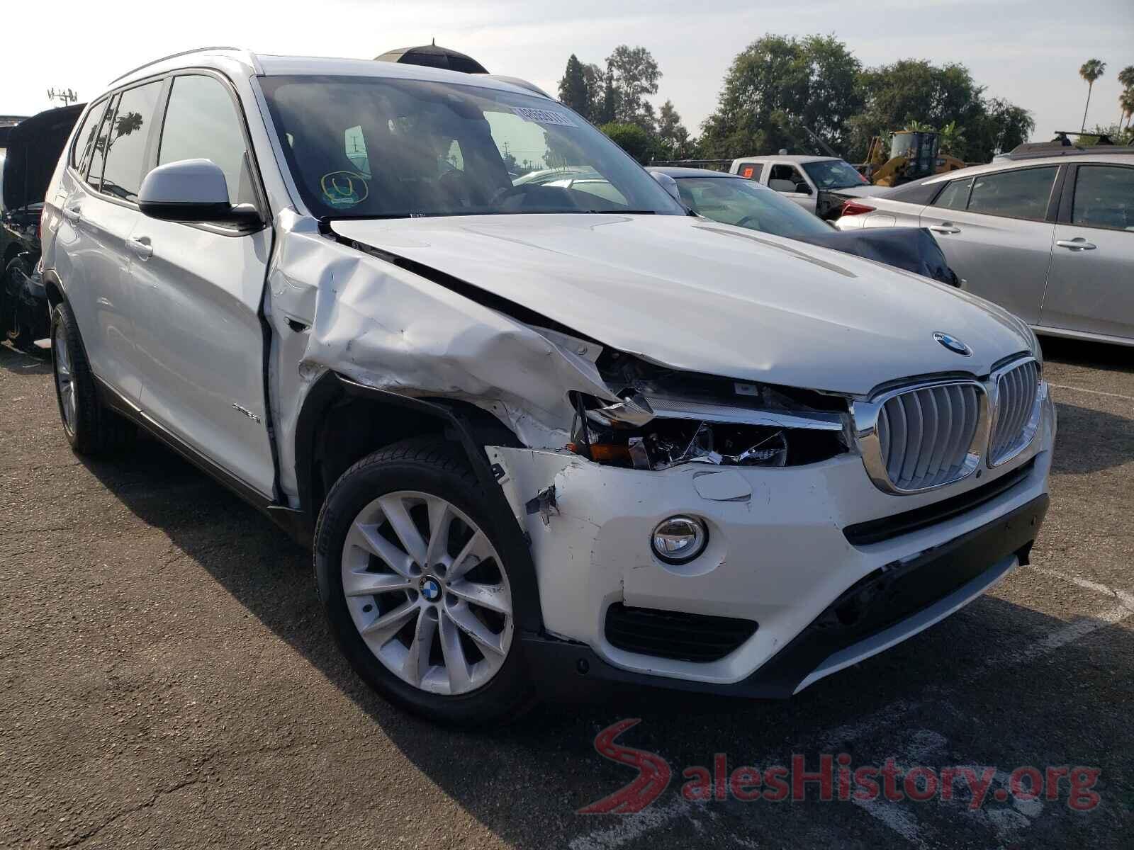 5UXWZ7C39H0X40655 2017 BMW X3