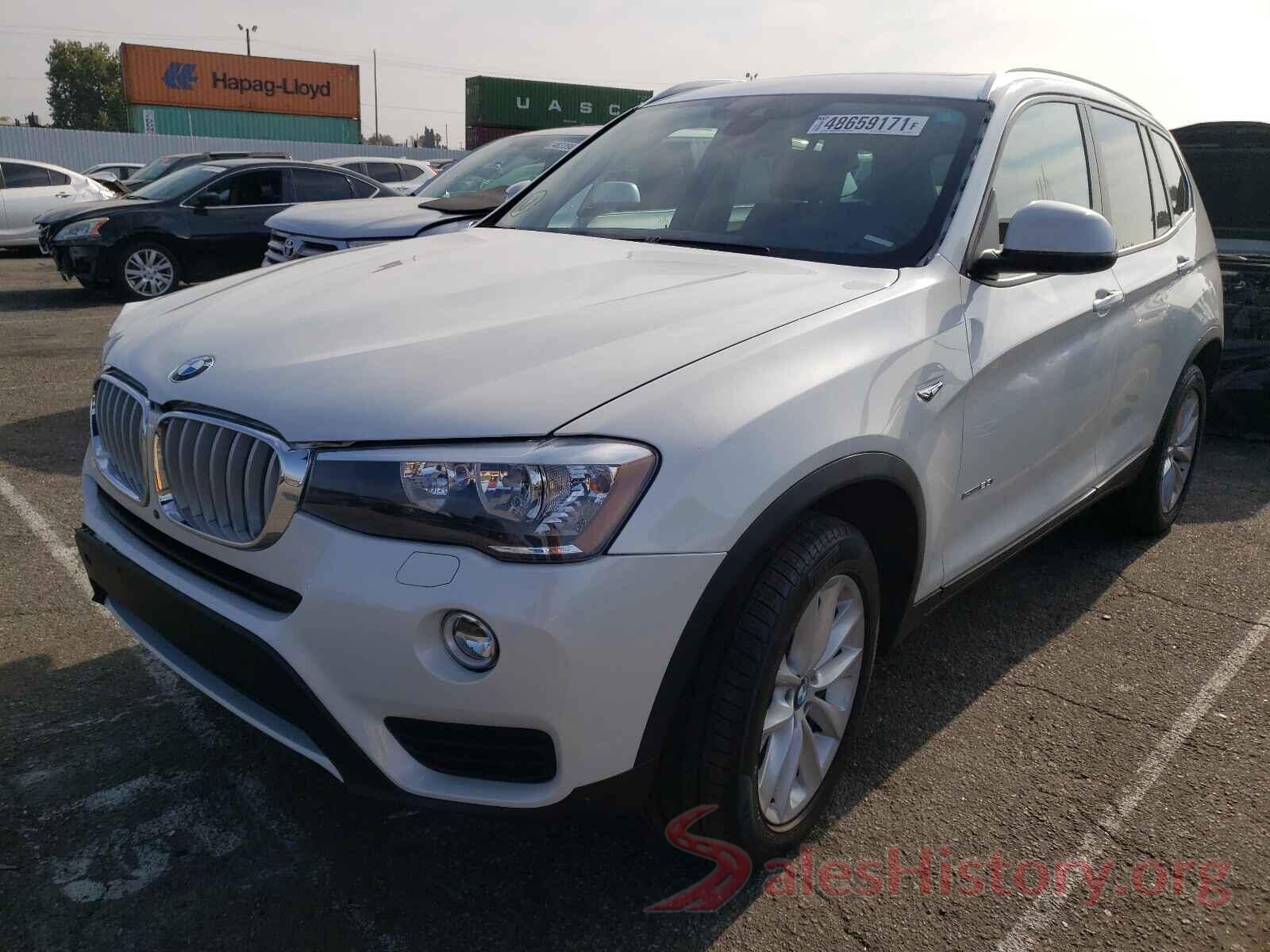 5UXWZ7C39H0X40655 2017 BMW X3