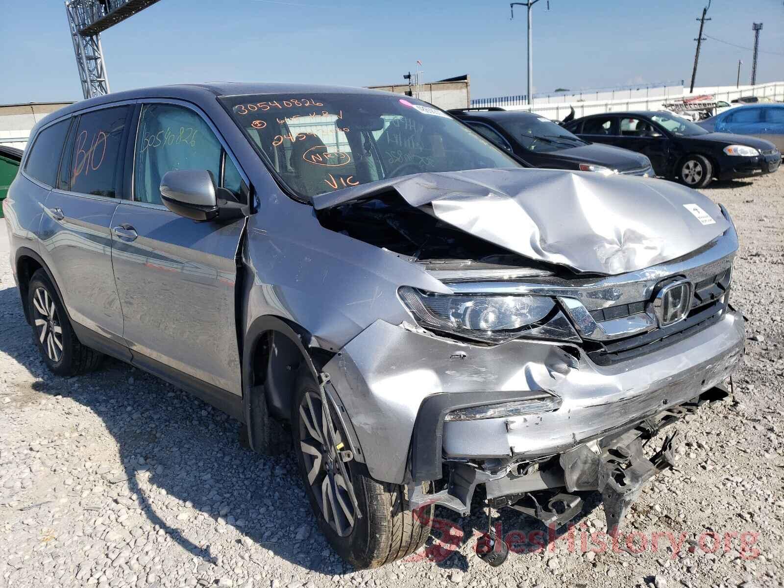 5FNYF6H53KB072898 2019 HONDA PILOT