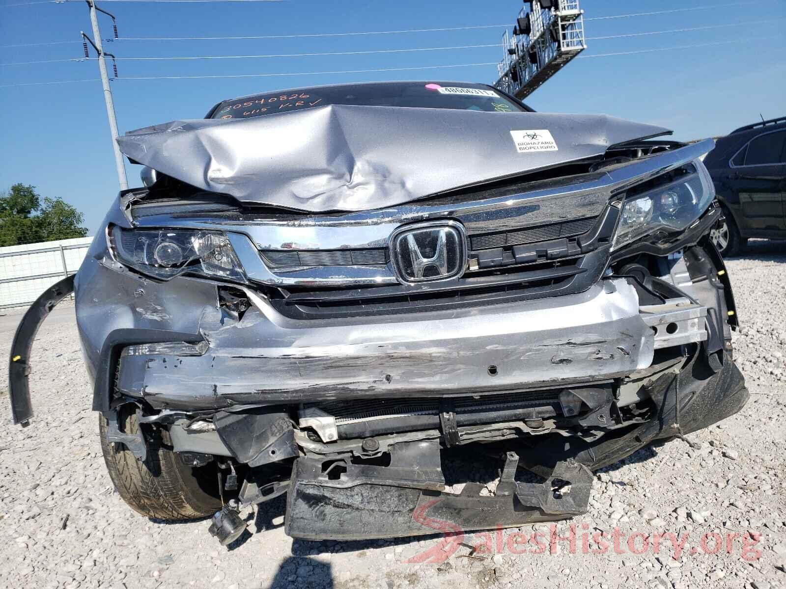 5FNYF6H53KB072898 2019 HONDA PILOT