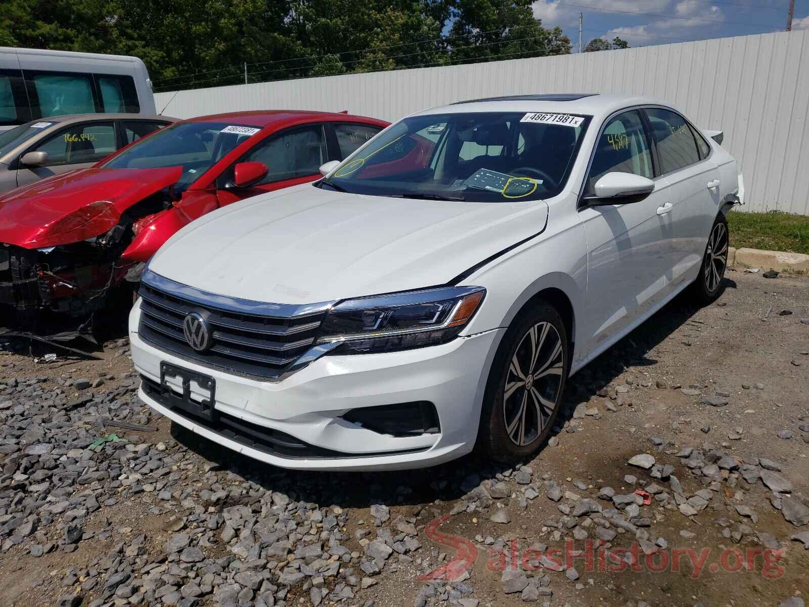 1VWSA7A33MC009347 2021 VOLKSWAGEN PASSAT