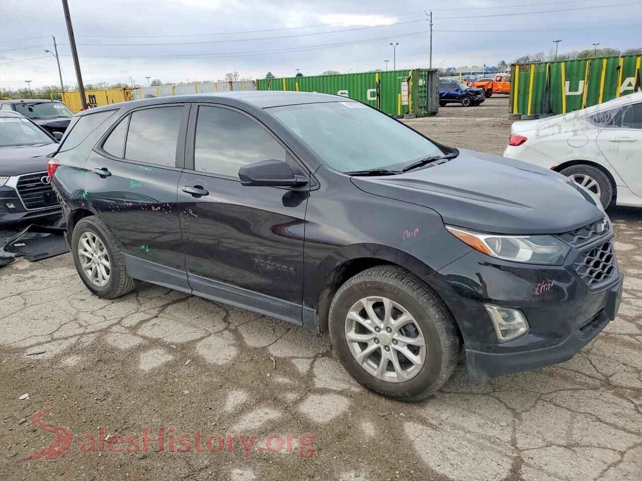 2020 CHEVROLET EQUINOX VIN 2GNAXSEV1L6106069, rear 3/4 view