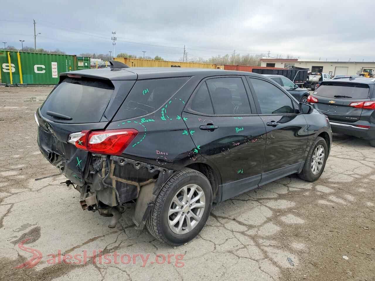 2020 CHEVROLET EQUINOX VIN 2GNAXSEV1L6106069, right side view