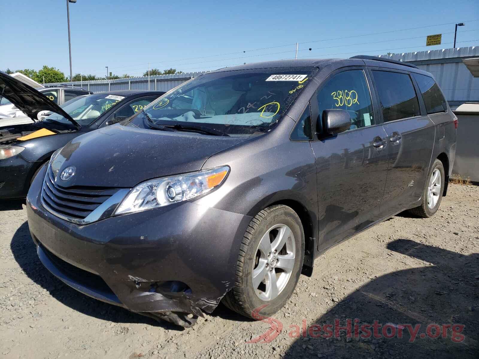 5TDKK3DC7GS718726 2016 TOYOTA SIENNA