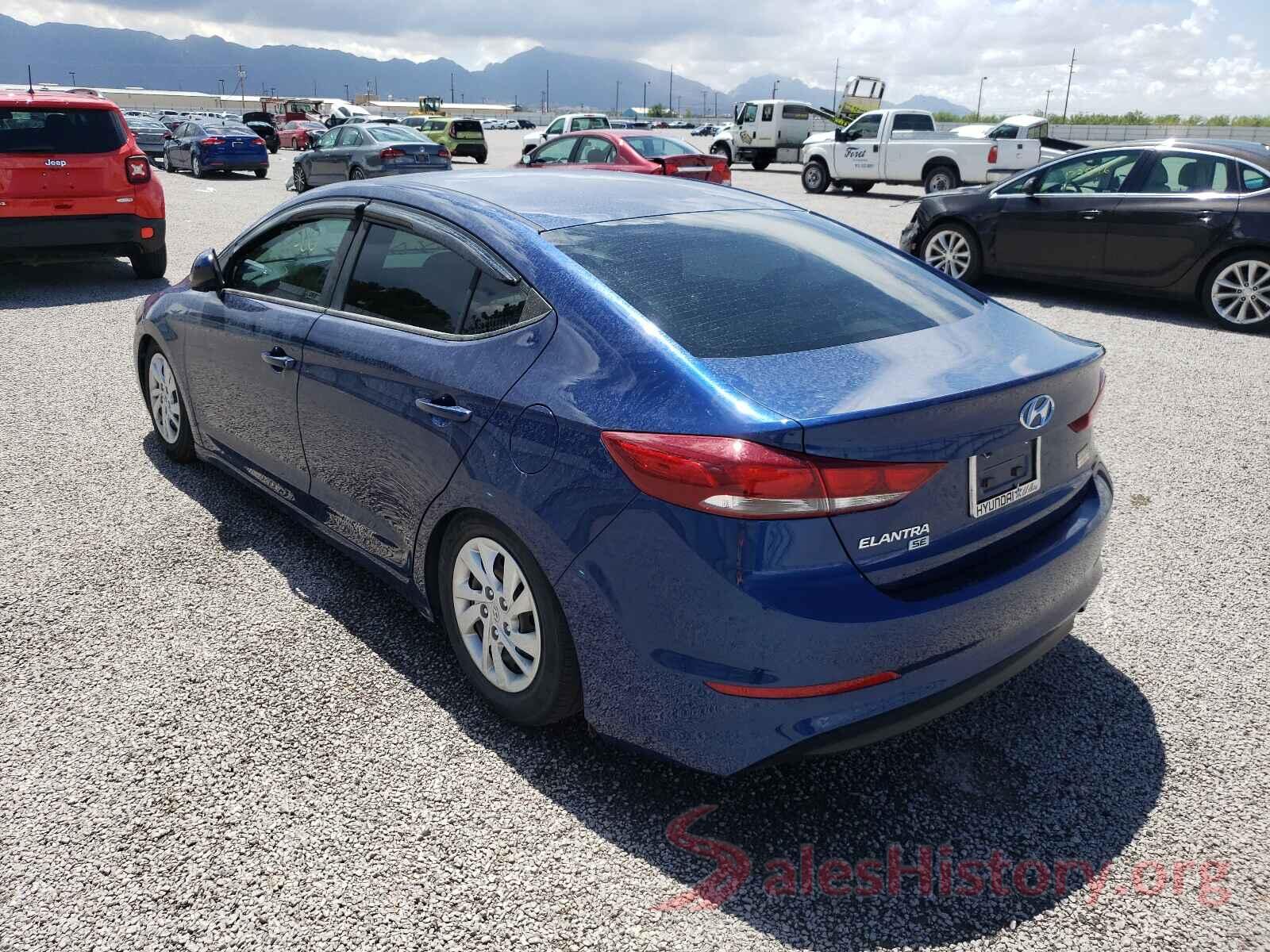 5NPD74LF2JH299547 2018 HYUNDAI ELANTRA