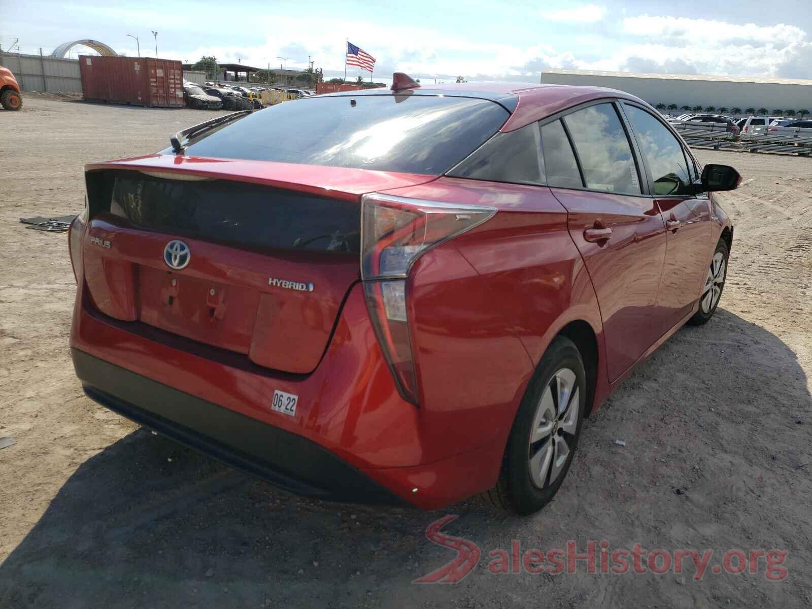 JTDKARFU3G3511814 2016 TOYOTA PRIUS