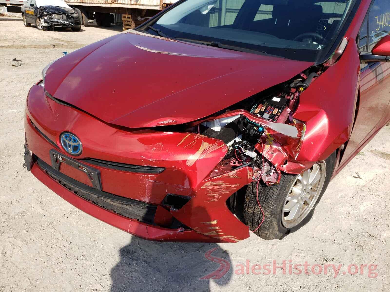 JTDKARFU3G3511814 2016 TOYOTA PRIUS