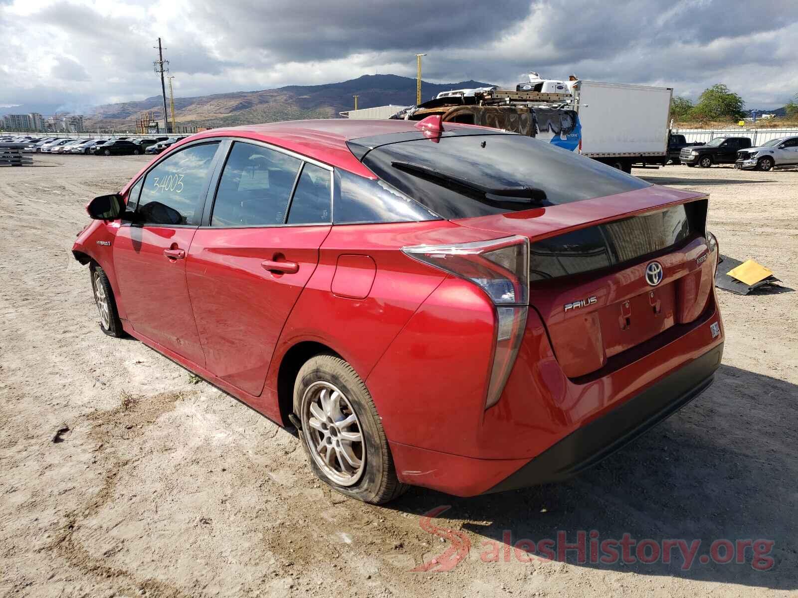 JTDKARFU3G3511814 2016 TOYOTA PRIUS